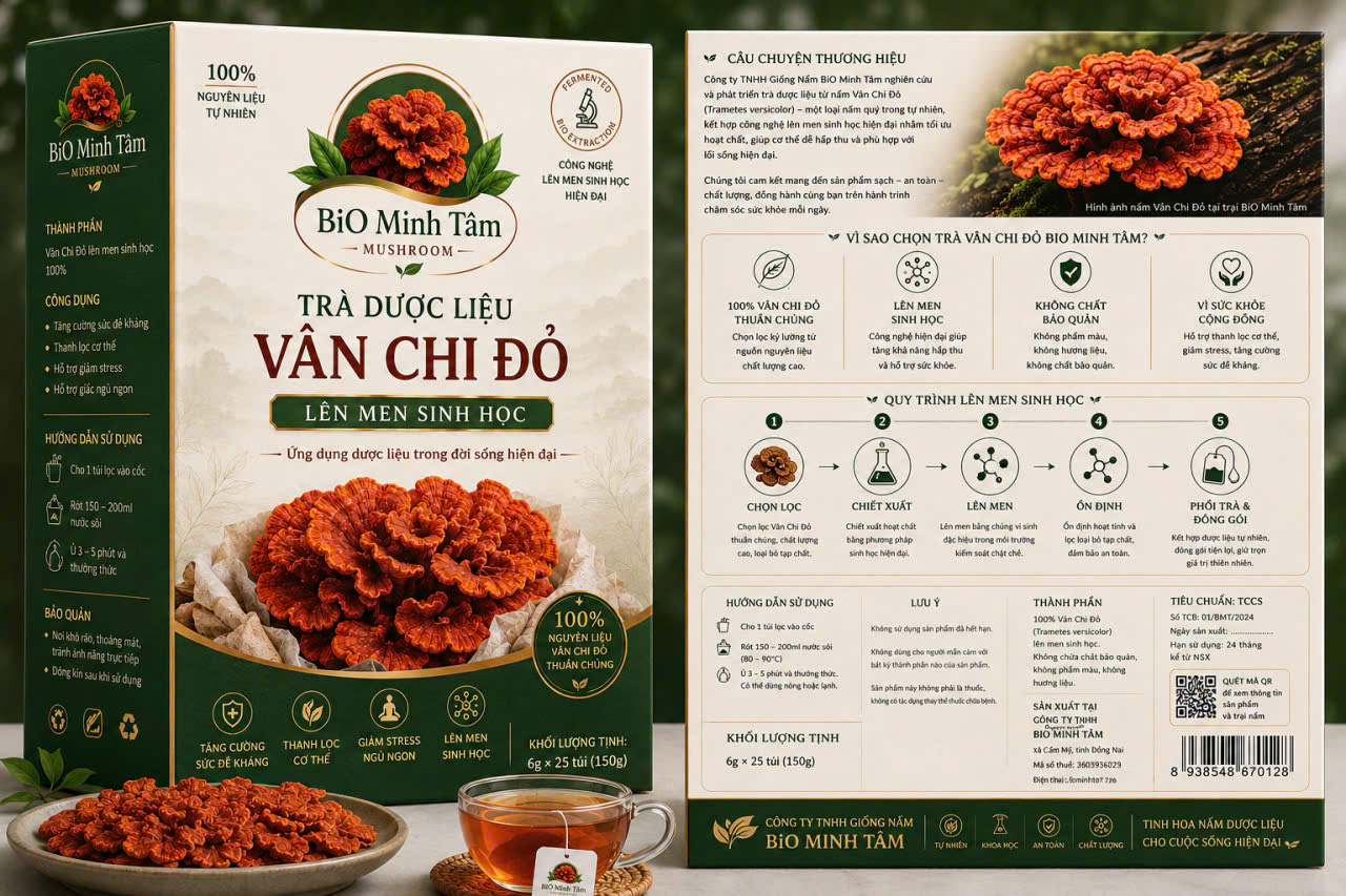 Hộp trà BiO Minh Tâm